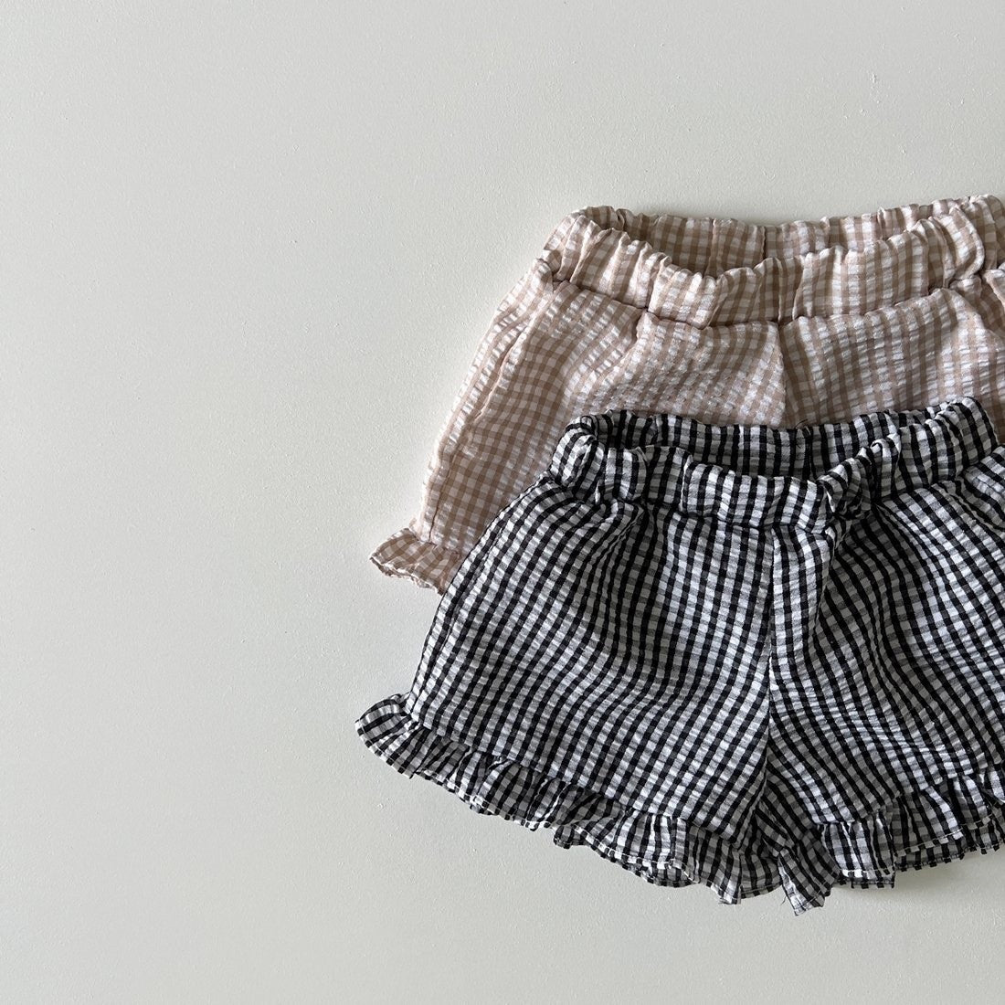 Girls' Ear Edge Short Sleeve Set