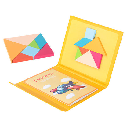 Children's Wooden Magnetic Tangram Educational Toy