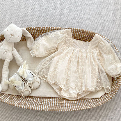 Autumn Baby's Long-sleeved Rompers Western Style Baby Girl