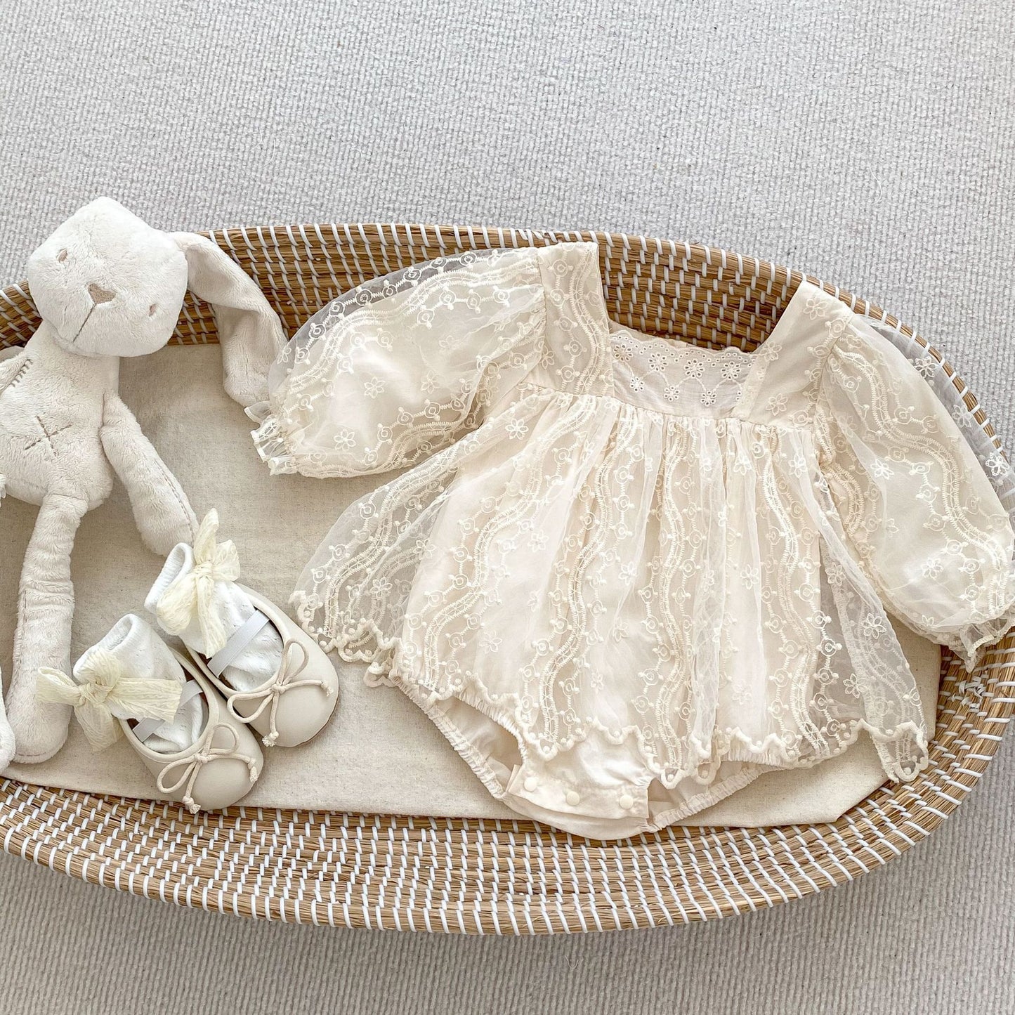 Autumn Baby's Long-sleeved Rompers Western Style Baby Girl