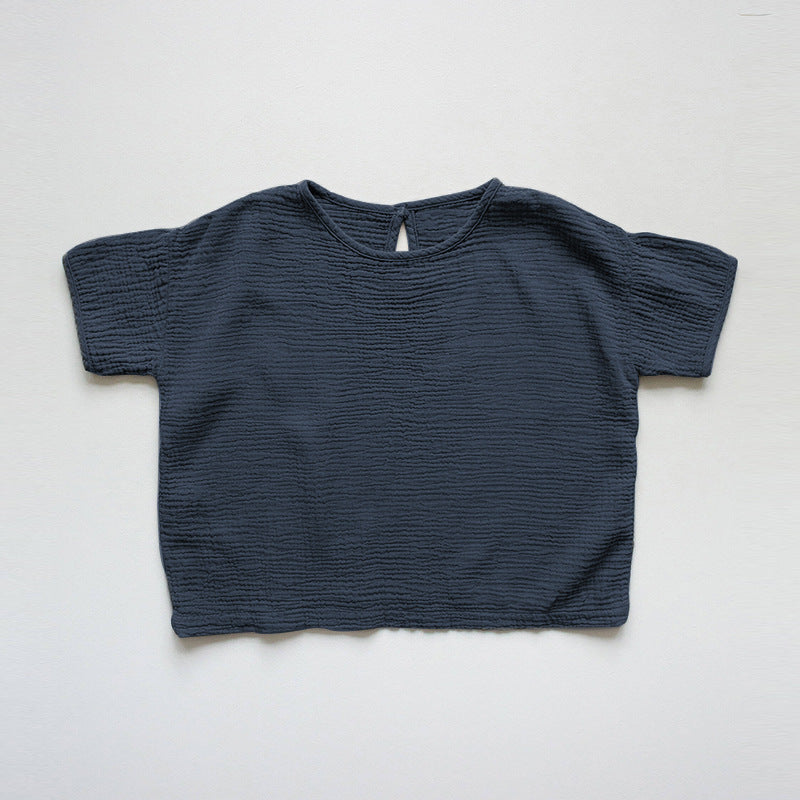 Fashion Children's And Girls' Top Short Sleeve