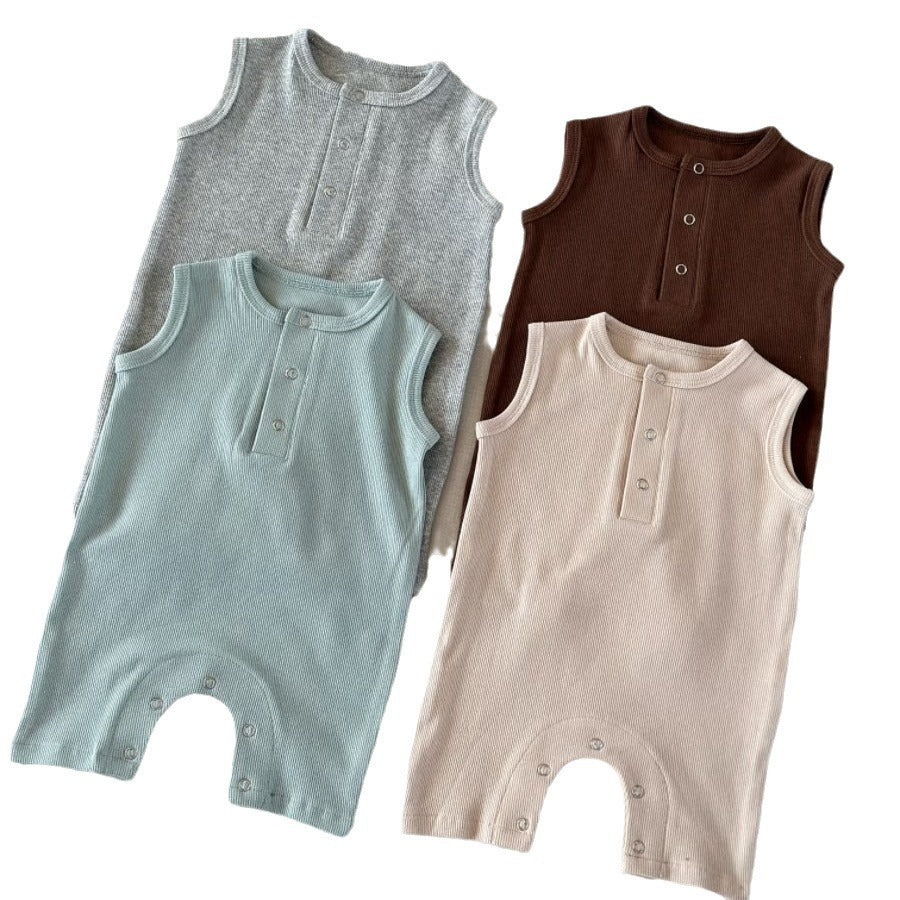 Baby Jumpsuit Grade A Summer Sleeveless Vest