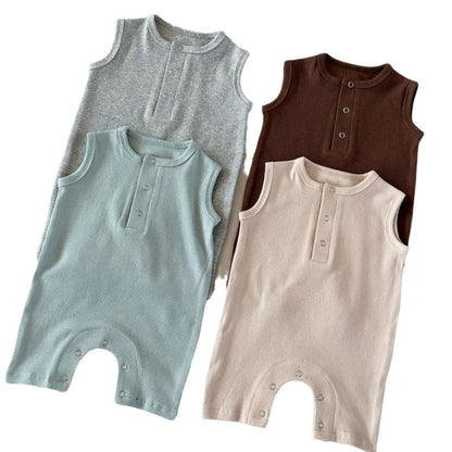 Baby Jumpsuit Grade A Summer Sleeveless Vest