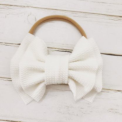 Children's Bow Hair Band Baby Double Layer