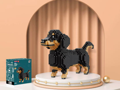 Pet dog small particle block