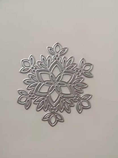 3 Style Of Snowflake And Sentiment Quotes Cutting Die For Christmas