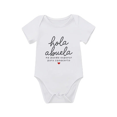 Barboteuse Bébé à Manches Courtes d'Été