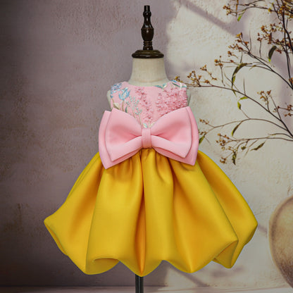 Summer Children's Bow Cute Princess Dress