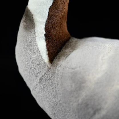 Plumage Toy Of The Brant Bird, White-headed Goose Doll