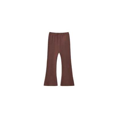 Legging uni polyvalent, décontracté et élégant pour petites filles