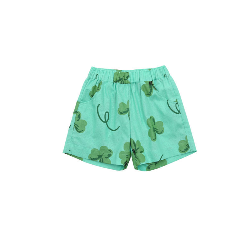 Fashion Printed T-shirt Shorts For Boys And Girls