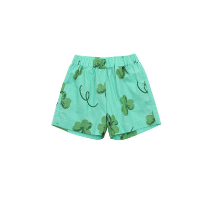 Fashion Printed T-shirt Shorts For Boys And Girls