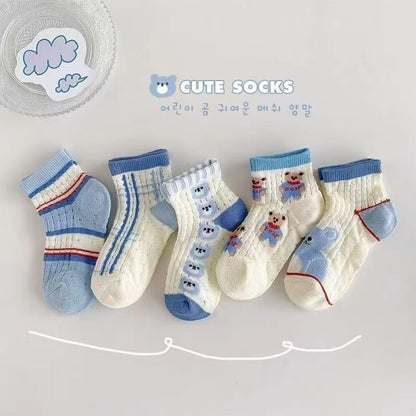 Children's Socks Tube Socks Springsummer Thin Breathable