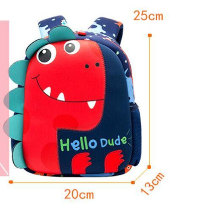 Mochila escolar con diseño de dinosaurio para niños de preescolar