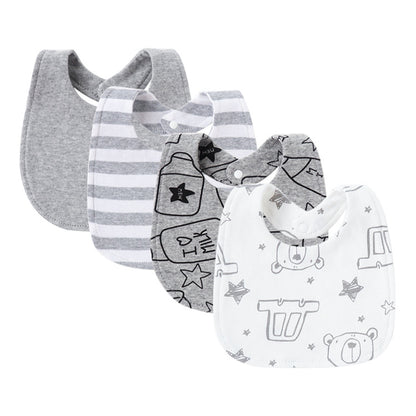 Baby And Infant Bibs Made Of Pure Cotton