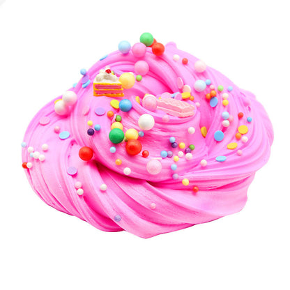 DIY Cake Color Matching Cotton Mud Toy