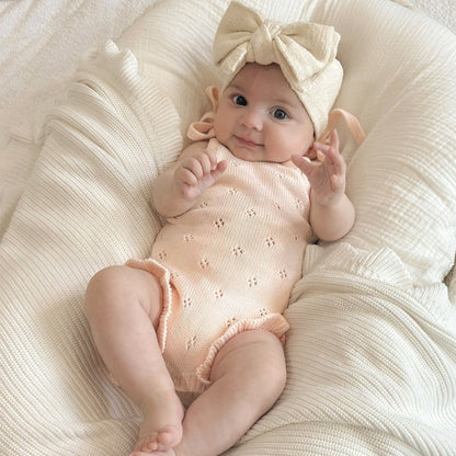 Baby Knitted Vest Wool Jumpsuit Spring And Autumn