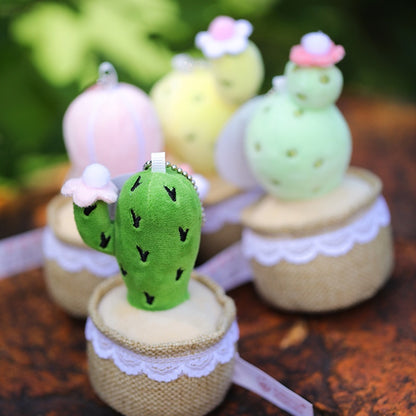 Dancing Cactus Plush Toy Succulent Potted Decoration