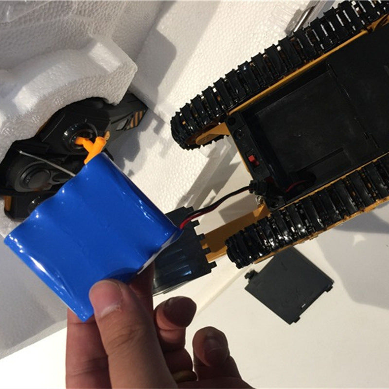 Alloy Remote Control Wireless Engineering Vehicle Model