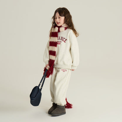 Children's Velvet Sport Suit Two-piece Set