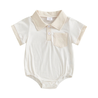 Plaid Short Sleeved Kazakhstan Children