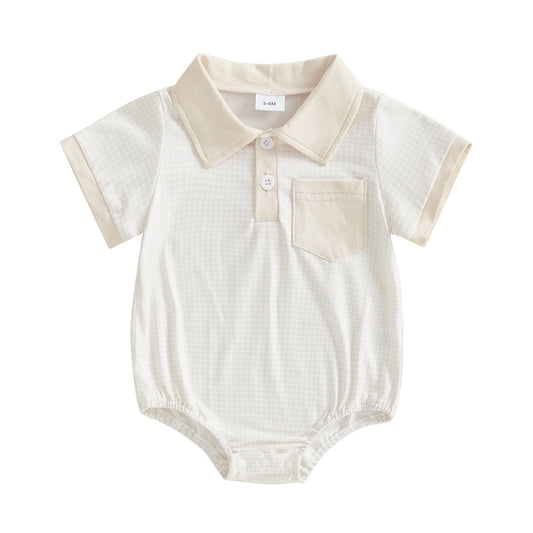 Plaid Short Sleeved Kazakhstan Children