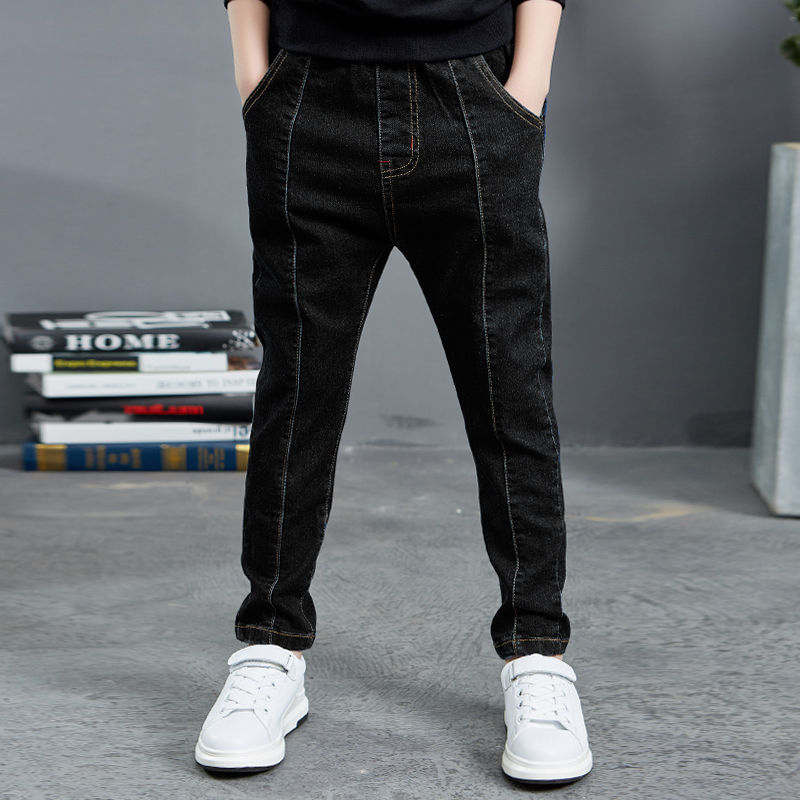 Jeans Garçon Automne et Hiver Nouveauté Velours Une pièce