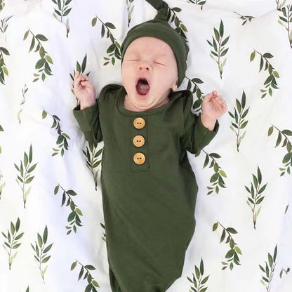Bamboo Fiber Knotted Baby Bodysuit