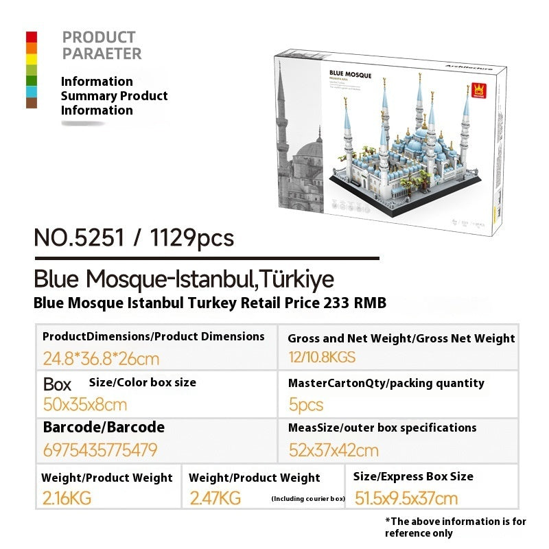 Personalized Building Model Assembled Blocks Toys