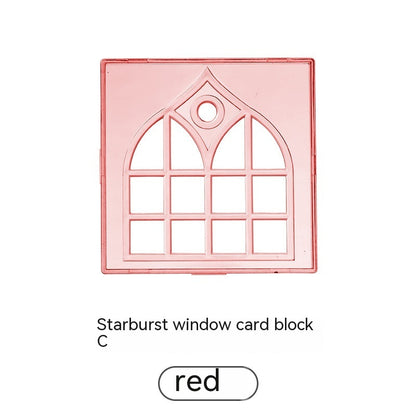 Color Window Asterism Magnetic Building Blocks Assembly