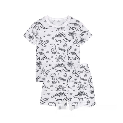 Cotton Children's Loungewear Pajamas Suit