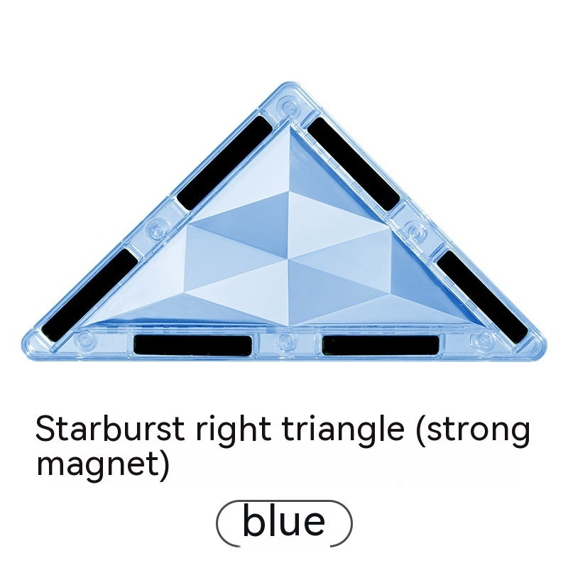 Color Window Asterism Magnetic Building Blocks Assembly