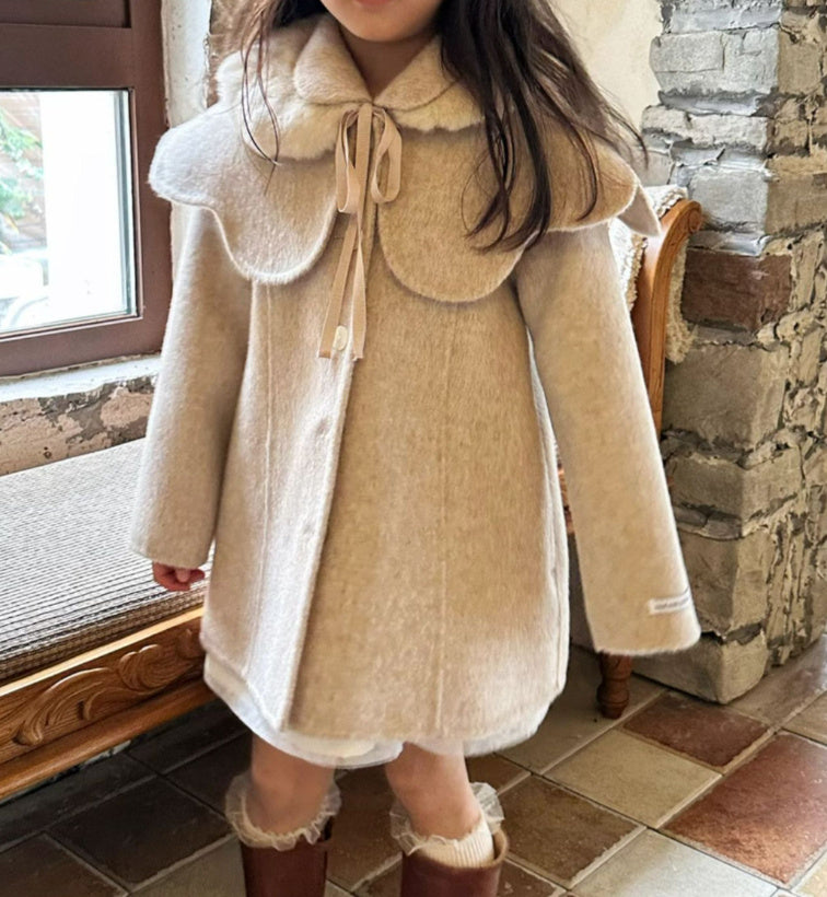 Retro Wool Double-sided Cashmere Girl Coat