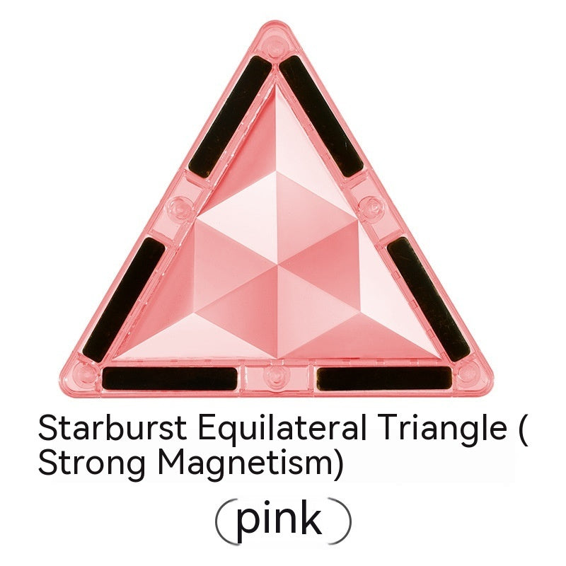 Color Window Asterism Magnetic Building Blocks Assembly
