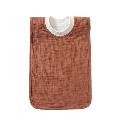 Bavette-serviette pour enfants grand format anti-taches