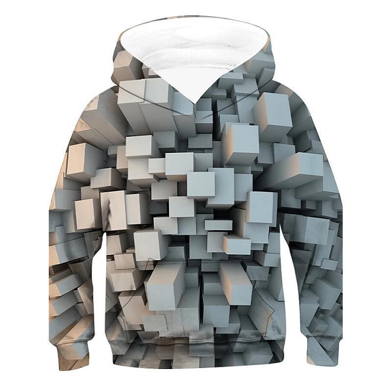 3d Visual Deception Digital Printing Children's Sweater