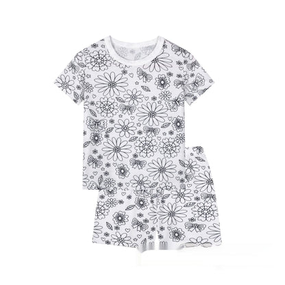 Cotton Children's Loungewear Pajamas Suit