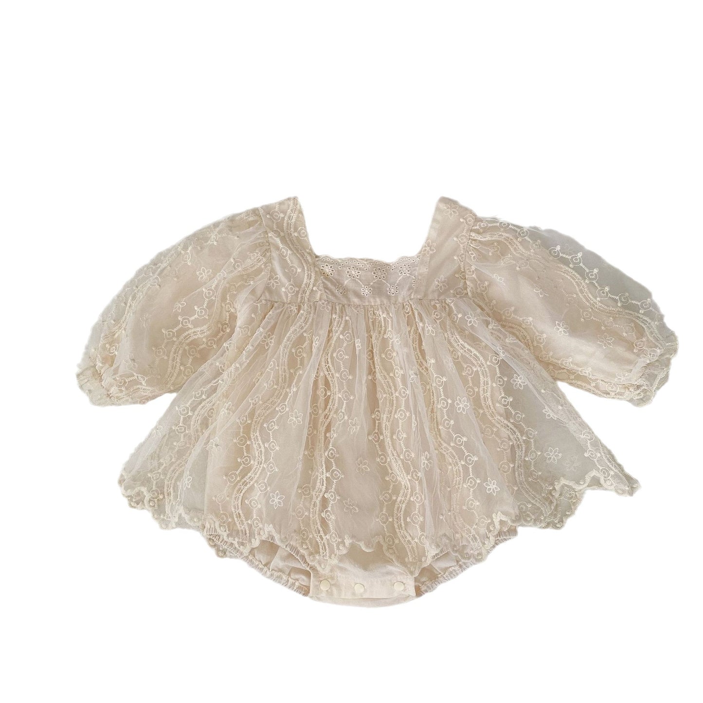 Autumn Baby's Long-sleeved Rompers Western Style Baby Girl