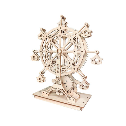 Rotating Ferris Wheel Music Box Educational Assembling Puzzle Toys
