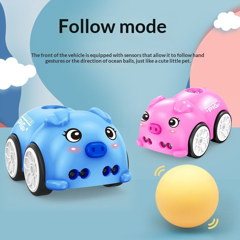 Inductive Obstacle-Avoidance Smart Remote-Controlled Toy Car For Kids