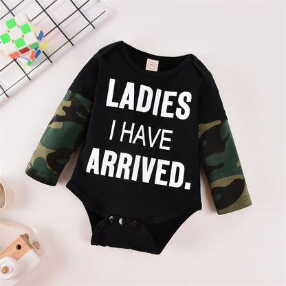 Traje de niño con alfabeto inglés, ropa para niños