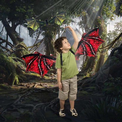 Alas de dinosaurio Alas de mariposa eléctricas Niños Luminosas