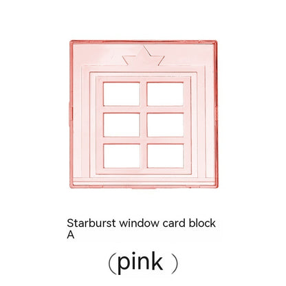 Color Window Asterism Magnetic Building Blocks Assembly