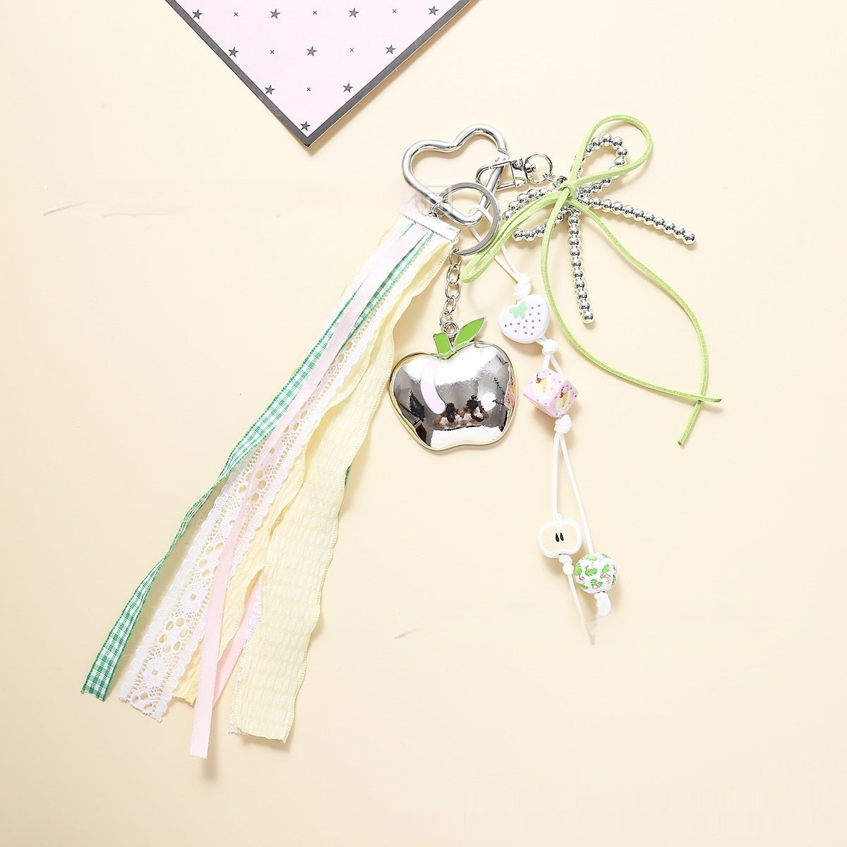 Leather Lemon Women's Bag Pendant Small Fresh Keychain Ornaments