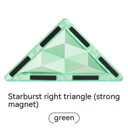 Color Window Asterism Magnetic Building Blocks Assembly