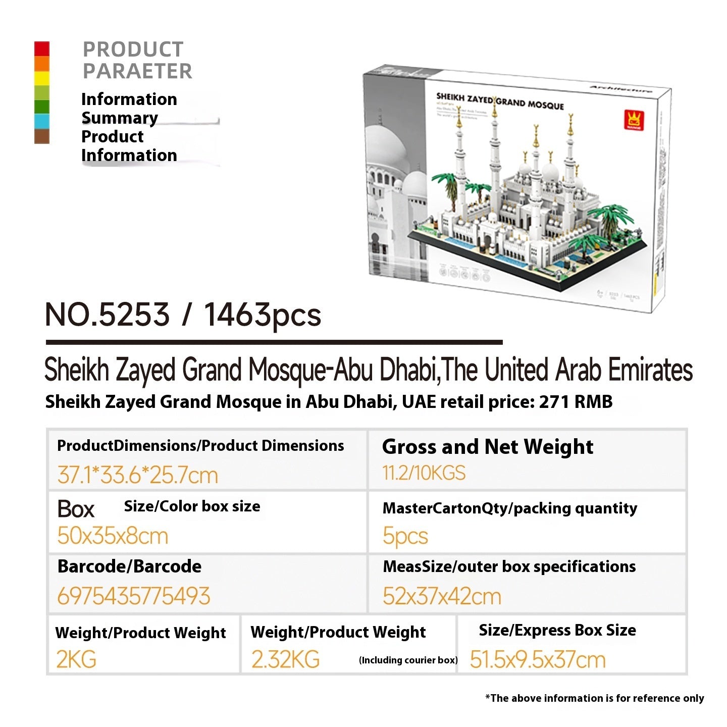 Personalized Building Model Assembled Blocks Toys