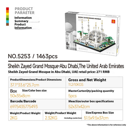 Personalized Building Model Assembled Blocks Toys