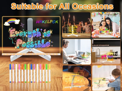 Acrylic Creative Desk Lamp Writing Light Board