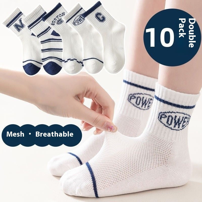 Children's Socks Tube Socks Springsummer Thin Breathable