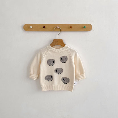 Autumn And Winter Infant Cotton Men's And Women's Terry Pullover Woolen Top